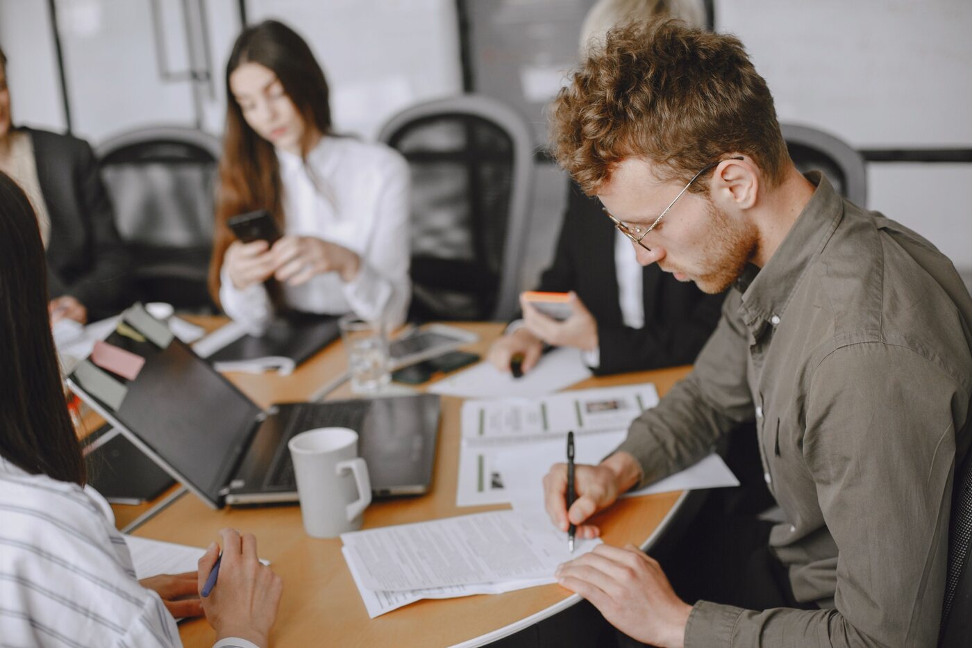 Professional qualification documents being reviewed